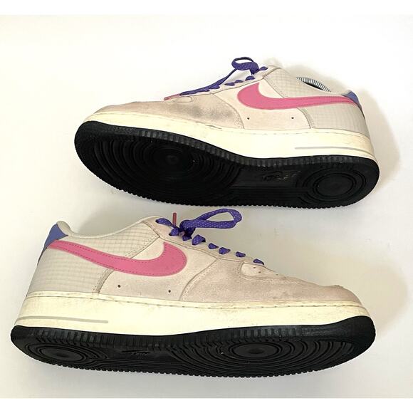 Nike Air Force 1 '07 Phantom CU3007-061 Sneakers Purple Beige Size 10.5 - Picture 6 of 9